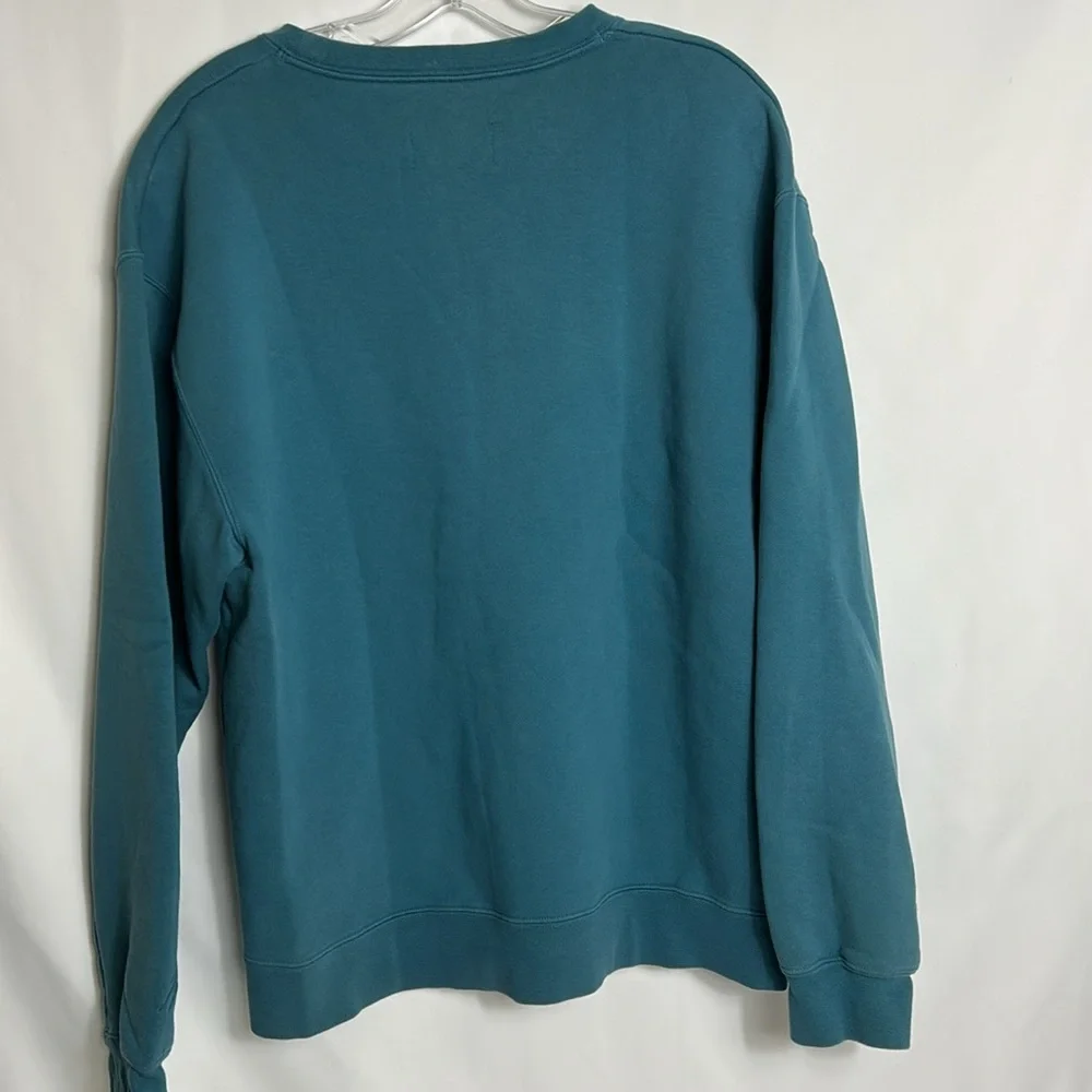 Jordan Men’s Size Large Deep Teal Crewneck Thick Cotton Pullover Sweatshirt